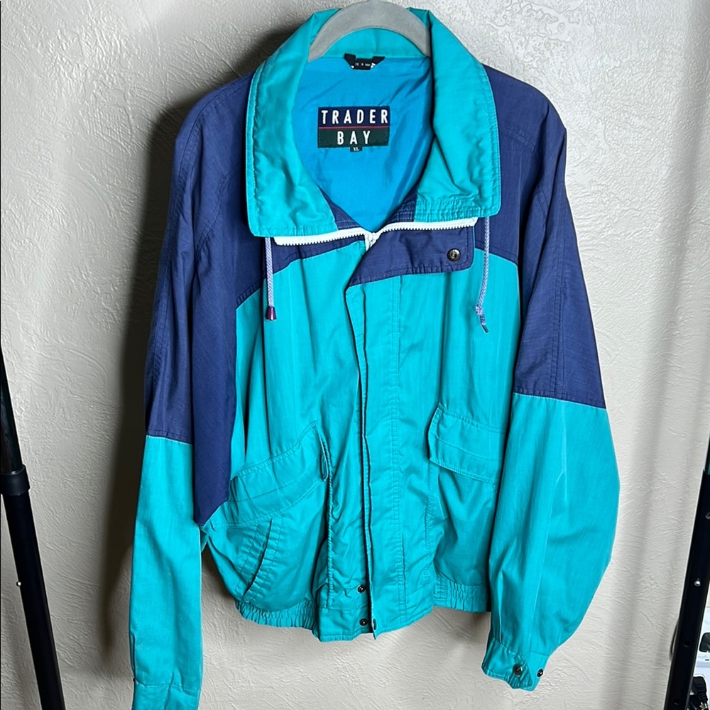 Trader Bay Teal and Blue Light Jacket